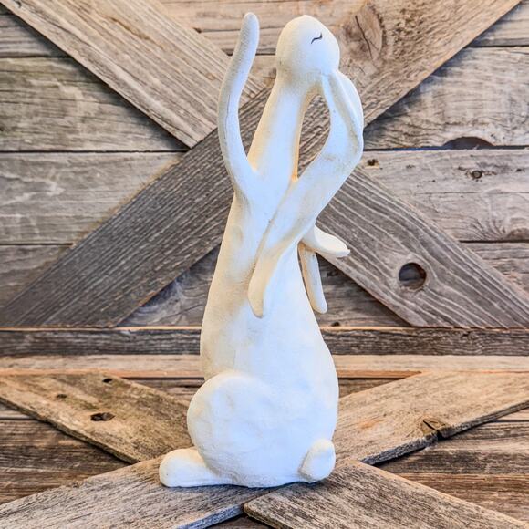 Adorable, Whimsical & Quirky Family of 3 Bunnies, Easter & Spring Decor, 10” - Picture 5 of 8